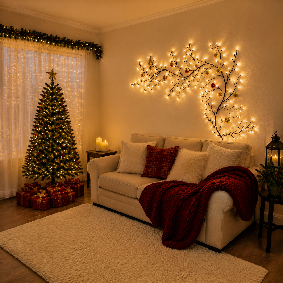 EverGlow Amber Branch Lights
